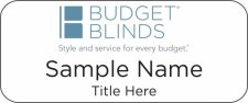 (image for) Budget Blinds Standard White badge