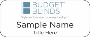 (image for) Budget Blinds Standard White badge