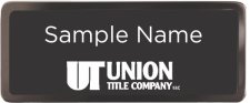 (image for) Union Title Company, LLC Black Chrome badge