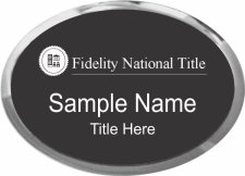 (image for) Fidelit National Title Oval Executive Silver Other badge