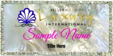 (image for) Keller Williams Luxury Bling Silver badge