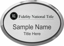 (image for) Fidelit National Title Oval Executive Silver Other badge