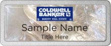 (image for) Coldwell Banker Mabery Real Estate Mother of Pearl Pebbled badge