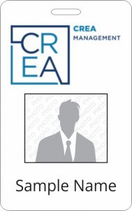 (image for) CREA Photo ID Vertical badge