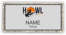 (image for) Howl at the Moon Bling Silver badge