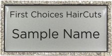 (image for) First Choice HairCuts LLC Bling Silver badge
