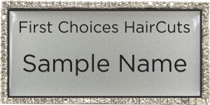 (image for) First Choice HairCuts LLC Bling Silver badge