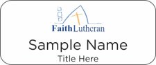 (image for) Faith Lutheran Church Standard White badge