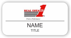 (image for) REAL ESTATE ONE LTD Standard White badge