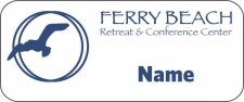 (image for) Ferry Beach Park Association Standard White badge
