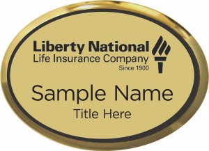 (image for) Liberty National Oval Executive Gold badge