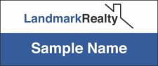 (image for) Landmark Realty Standard White Square Corner badge