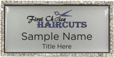 (image for) First Choice HairCuts LLC Bling Silver badge