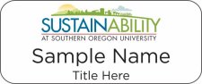 (image for) Southern Oregon University Standard White badge