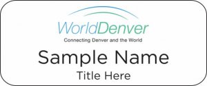 (image for) WorldDenver Standard White badge