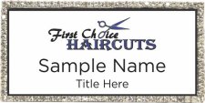 (image for) First Choice HairCuts LLC Bling Silver Other badge