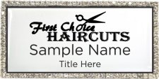 (image for) First Choice HairCuts LLC Bling Silver Other badge