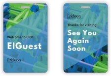 (image for) Erickson Immigration Group ID Vertical Double Sided badge