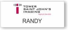 (image for) Tower Saint John's Imaging White Square Corner badge