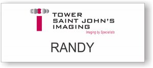 (image for) Tower Saint John\'s Imaging White Square Corner badge