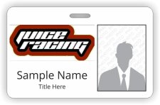 (image for) Juice Racing Photo ID Horizontal badge