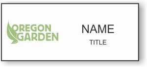 (image for) Oregon Garden Standard White Square Corner badge