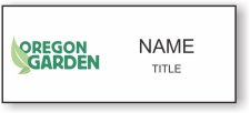(image for) Oregon Garden Standard White Square Corner badge