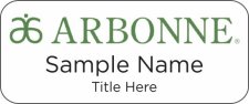 (image for) Arbonne Standard White badge