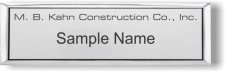 (image for) M. B. Kahn Construction Co., Inc. Small Executive Silver badge