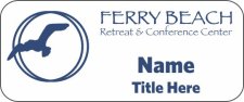 (image for) Ferry Beach Park Association Standard White badge