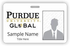 (image for) Purdue University Global Photo ID Horizontal badge