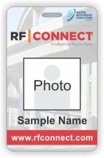 (image for) RF Connect Photo ID Vertical badge