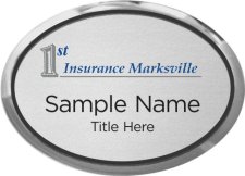 (image for) 1st Insurance Marksville Oval Executive Silver badge