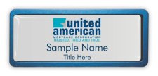 (image for) United American Mortgage Corporation Prestige Blue Anodized badge