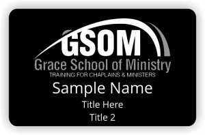 (image for) Grace School of Ministry ID Horizontal badge