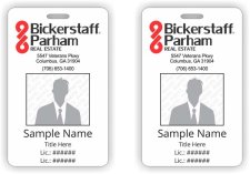 (image for) Bickerstaff Parham LLC Photo ID Vertical Double Sided badge