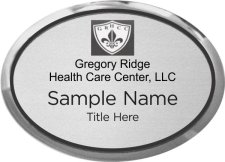 (image for) Gregory Ridge Health Care Center Oval Executive Silver badge