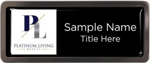 (image for) Platinum Living Realty Black Chrome badge