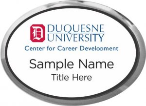 (image for) Duquesne University Oval Executive Silver Other badge