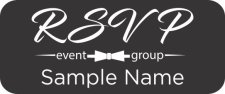 (image for) RSVP Event Group Standard Black badge