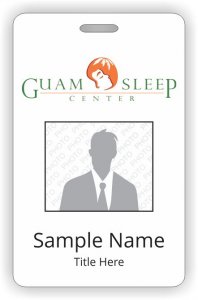 (image for) Guam Sleep Center Photo ID Vertical badge