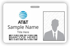 (image for) AT&T Barcode ID Horizontal badge