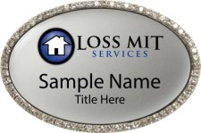 (image for) Loss Mit Services Bling Silver badge