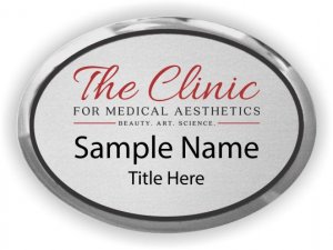 (image for) The Clinic for Medical Aesthetics Oval Executive Silver badge