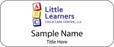 (image for) Little Learners LLC Standard White badge