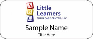 (image for) Little Learners LLC Standard White badge