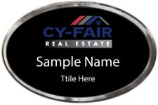 (image for) Cy-Fair Real Estate Oval Prestige Polished badge