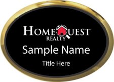 (image for) Home Quest Realty Oval Executive Gold Other badge