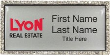 (image for) Lyon Real Estate Bling Silver badge
