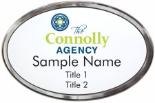 (image for) The Connolly Agency Oval Prestige Polished badge